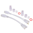 Passive Power Over Ethernet Adapter POE Cable Splitter Injector White