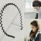Mens Women Unisex Black Wavy Hair Head Hoop Band Sport Headband Hairband Fashion