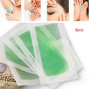8PCS  Cold Wax Hair Removal Strips For Leg Body and Facial Hair Fashion 2017