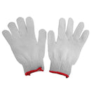 Pack Of 1 Pair Protective 90% Cotton Knit Work Gloves, 900g Roving, provides