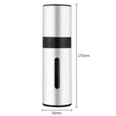 Stainless Steel Oil Vinegar Spray Bottles Gravy BBQ Mist Refillable Sprayer
