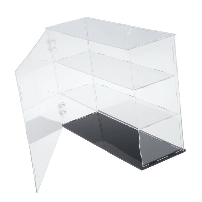 3-Tier Acrylic Display Case Makeup Perfume Mini Figures Dustproof Box Holder