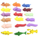 2Pcs TPR Marine Animals Stress Relief Ejection Toys Finger Catapult Party Sup OZ
