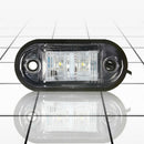 12V / 24V 2 LED Side Marker Lights Lamp For Car Truck Trailer E-marked Whit
