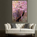 DIY 5D Pink Floral Full Drill Diamond Painting Embroidery Cross Stitch Kit