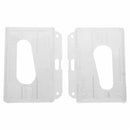 Clear Horizontal Badge Buddy Enclosed Double Dual ID Card Pass Holders Pack