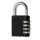 4 Dial Digit Zinc Alloy Security Padlock Outdoor Heavy Locks Combination sh B9G9