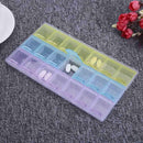 21 Grids Weekly Pills Storage Box Candy Sundries Container Home Organizer A