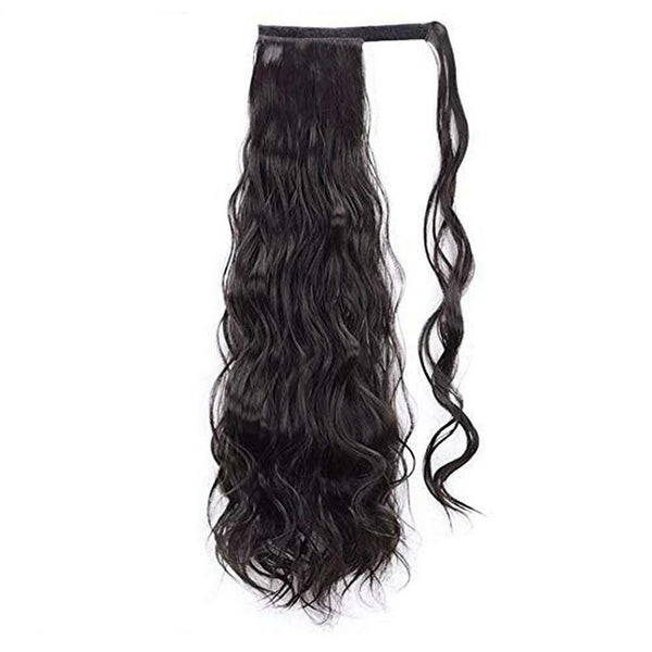 Synthetic Wavy Ponytail Long Curly Pony Tail Clip In Hair Extensions For Women