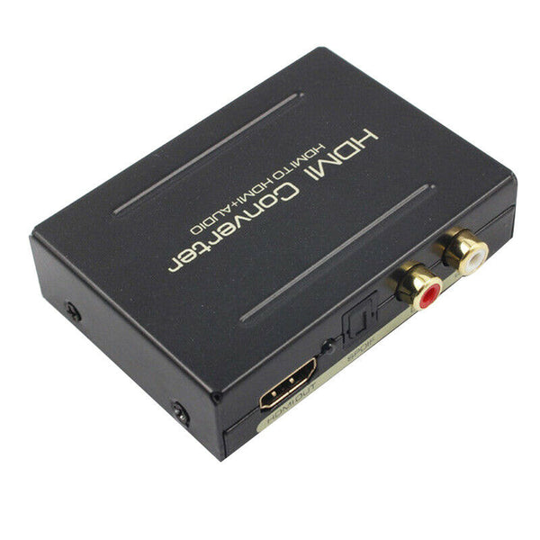 HDMI Audio Extractor Splitter to SPDIF Optical RCA Stereo L/R Analog Conver K2O7