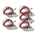 40pcs Upgrade LED Lights Headlights Taillight 8 LED For 1/12 1/16 RC Car
