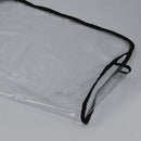 2x Transparent Backrest For Beauty Salon Spa Hairdressing Chair PVC Waterproof