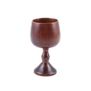Hand-made Jujube Wooden Wine Goblet Water Cup 100ml C4J3
