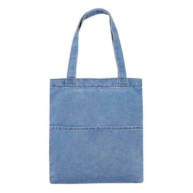 Denim Women Shoulder Crossbody Bags Large Capacity Handbag (Style 1 Light)