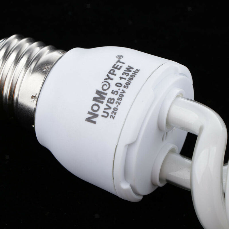 2x UVB Reptile Bulb Lamp For Reptile Turtles 13W 5.0 Bearded Dragons