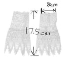 Lace Elegant Women Faux Wrist Sleeve Short Winter Arm Warmer Cuff Wristbands