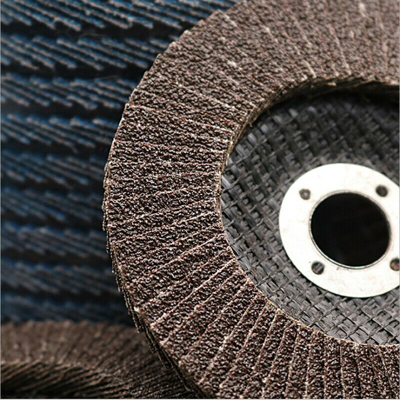 115mm/4.5'' Flap Wheels Grinding Sanding Discs 60 Grit Angle Grinder 3c