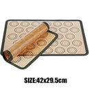 US 1PC Macaron Baking Mat Non Stick Silicone with 30 Macaroon Moulds  FE TS3C