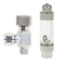 Set of 2,  Aquarium Bubble Counter with Adjustment Needle Solenoid Check Valve