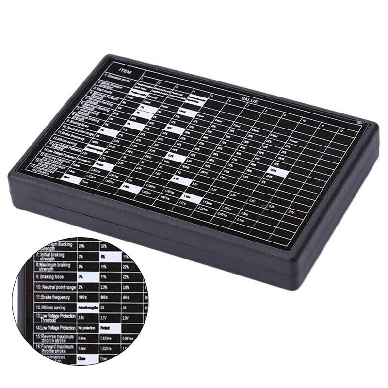 Programming Programmer Card For Rc Car Brushless 60A Esc Electronic Speed C A3P2