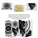 Black Feather Lace Dream Catcher Feather Bead Hanging Decoration Ornament