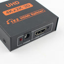 HDMI Switch 4k, 2-to-1 HDMI Switcher, HDMI splitter, Supports 4K, Full HD1080p,