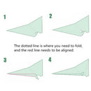 Never Falling Surfing Paper Aircraft Hand Throw Flying Glider Planes To3C