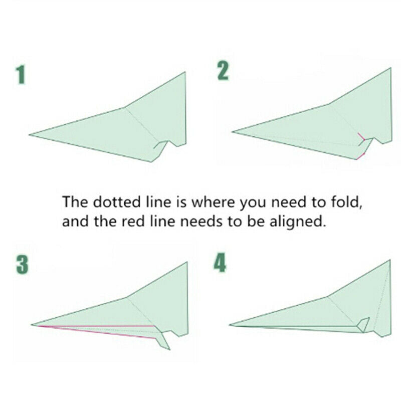 Never Falling Surfing Paper Aircraft Hand Throw Flying Glider Planes To3C