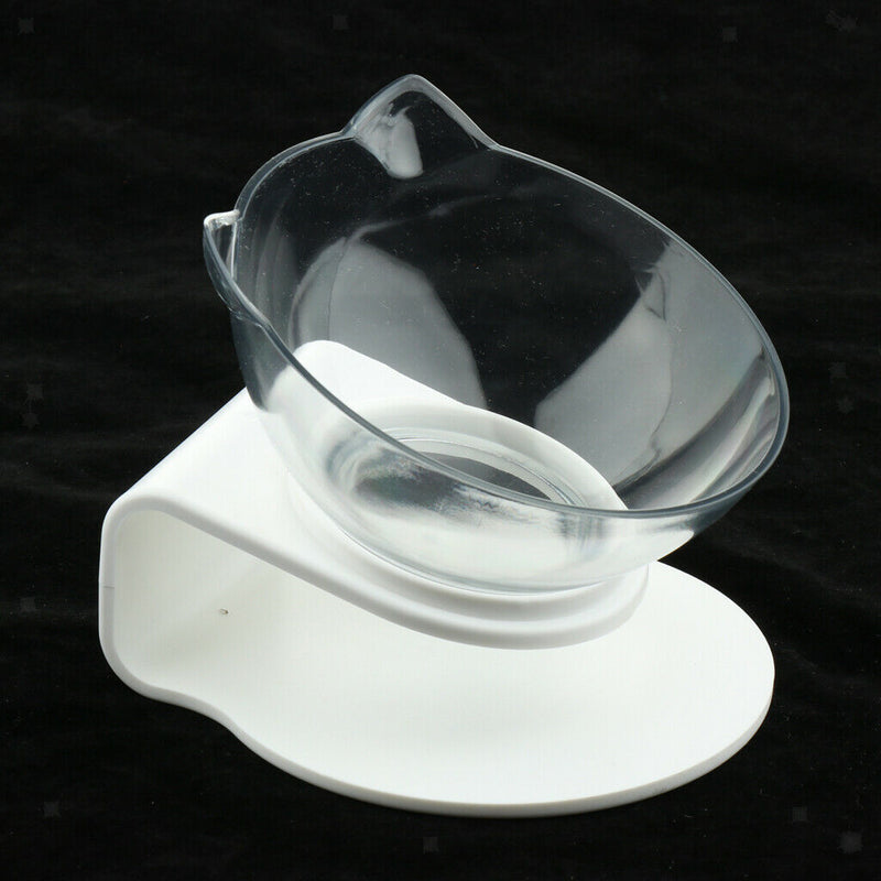 Elevated Raised Plastic Bowl Food Water Dog
