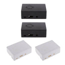 4Pcs Universal ABS Enclosure Shell Case Support Fan for Raspberry Pi B+/Pi 3