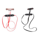 Wireless Bluetooth Earphone Headphone Magnet Design for Sport black
