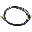 CO-174SMAX200-005 Black RG174 SMA Coaxial Cable, 50 Ohm, SMA Male to SMA Ma R1P1