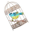 Metal Birdcage Hanging Wall Art Decor Wedding Gift Card