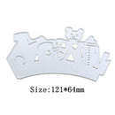 DIY Baby Nursing Bottle Shape Cutting Dies Scrapbooking Metal Paper Card