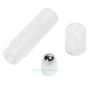 10pcs 5ml Plastic Empty Roll On Bottles Roller Ball Essential Oil Perfume w/ Cap