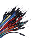 65x male to male solderless flexible breadboard jumper cable wires for arduin Gw