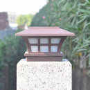 LED Solar Garden Pillar Lamp Waterproof Courtyard Porch Yard Lawn Column Light