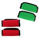 2 Pairs Kayak Canoe Boat Paddle Grips with Fastening Tape Red and Green