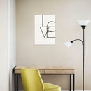 Unframed Modern Art Canvas Oil Painting Nordic Style LOVE Print Wall Decor M