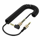 3.5mm Aux Cable Line Coiled Male Jack Stereo Audio Adapter for Car PC Headphone