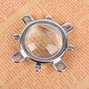 1set 120 degree 44mm glass lens + reflector + fixed bracket For 20-100W led Gw