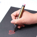 10pcs Color Metal Pen Paint Highlight Marker Pen for DIY Photo Album Gift