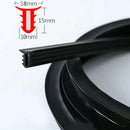 Soundproof Sealing Rubber Sealing Strip For Car Dashboard Window Windshield ELD