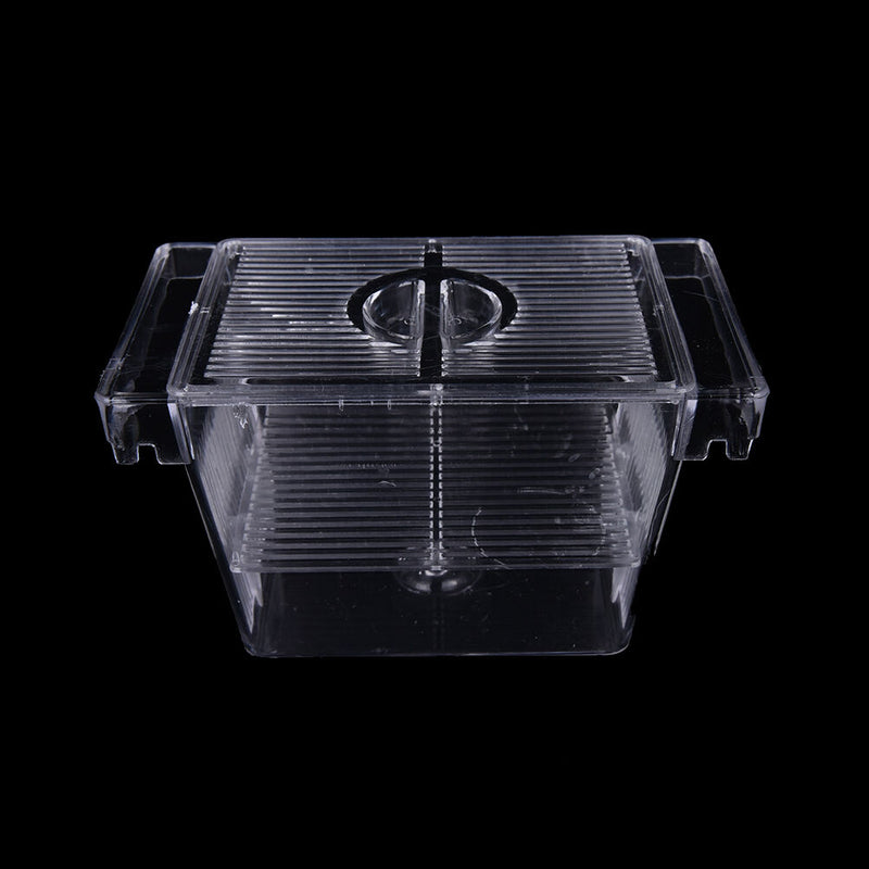 Aquarium Fish Tank Guppy Breeding Breeder Isolation Incubator Trap Box Hatc FT