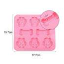 Silicone Cake Mold Dog Paw Bone Shape Muffin Tray Cookie Moulds Chocolate C I4E0