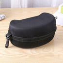 Zipper Hook EVA Shockproof Waterproof Ski Glasses Carrying Case Eyewear B