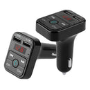 2Wireless Bluetooth CarFM Transmitter Support TF Card