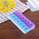 14 Grids 7 Days Weekly Pill Case Medicine Tablet Dispenser Organizer Pill Box AU