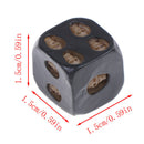 New Black Color 5 Pcs Set Creative Game Cube Dice, Role Playing Di gtJ Gw