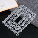 3pcs/Set DIY Square Metal Cutting Dies Scrapbooking Embossing Stencil Decor